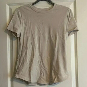 BYLT Basics Drift Short Sleeve Ivory M